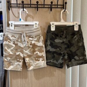 Camo Print Shorts Set